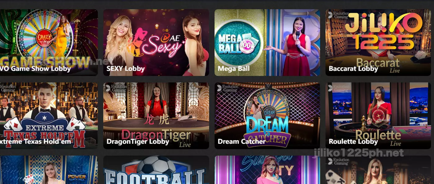 Mga Popular na Live Casino Games sa Jiliko