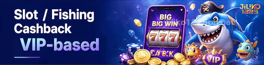 Slot / Fishing Cashback (VIP-based)