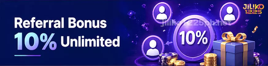 Referral Bonus 10% Unlimited